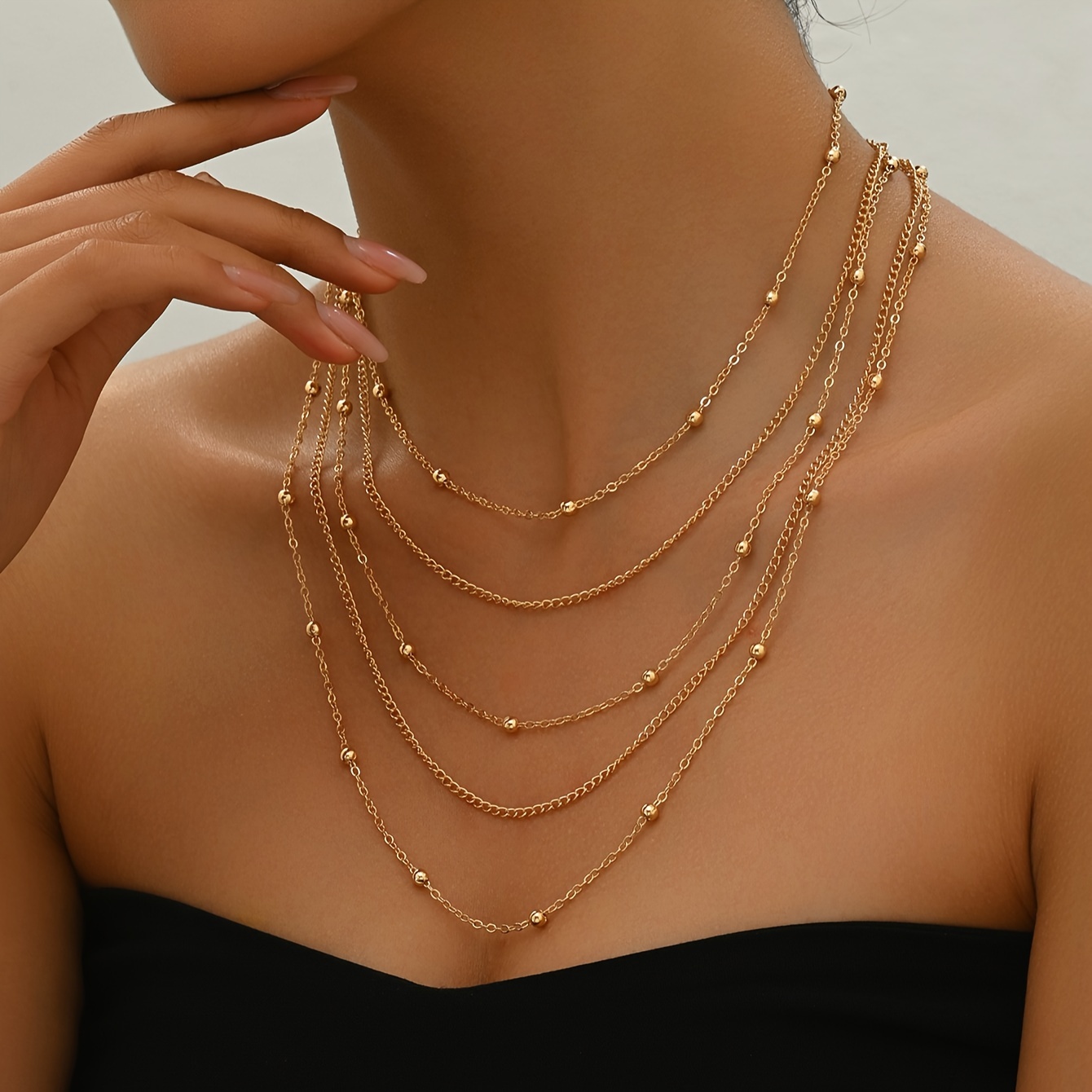 Layer Chain Necklace - Ideal Gift for Mother's Anniversaries